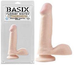 Dildo Basix 6 Dong W Suction Cup Flesh